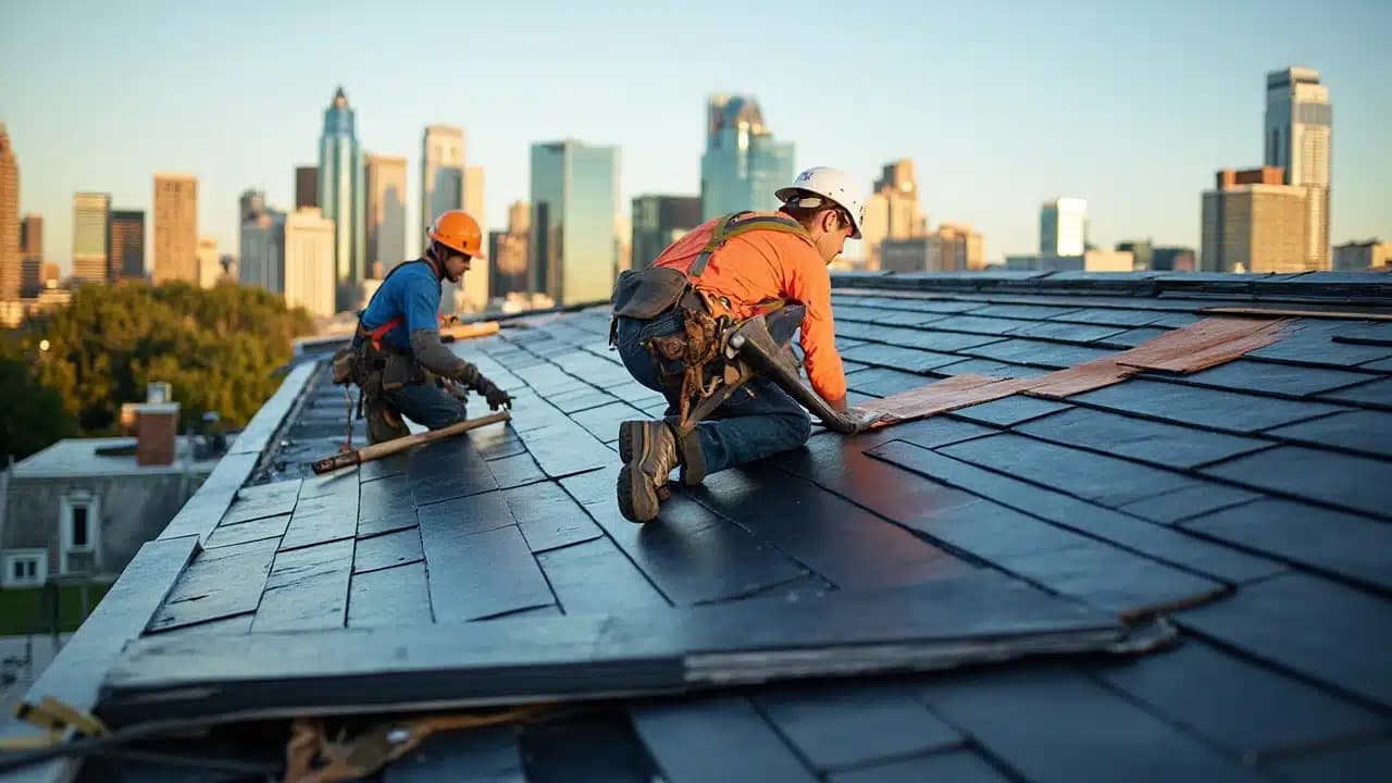 Contractor reviewing trade work on a job site